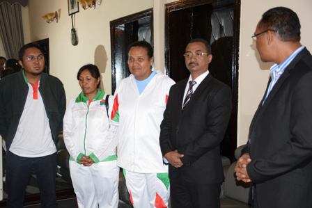 LES ATHLETES MALAGASY A LA REUNION