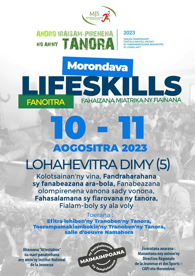 ANDRO IRAISAM-PIRENENA HO AN’NY TANORA 2023 (JIJ): LIFESKILLS FANOITRA